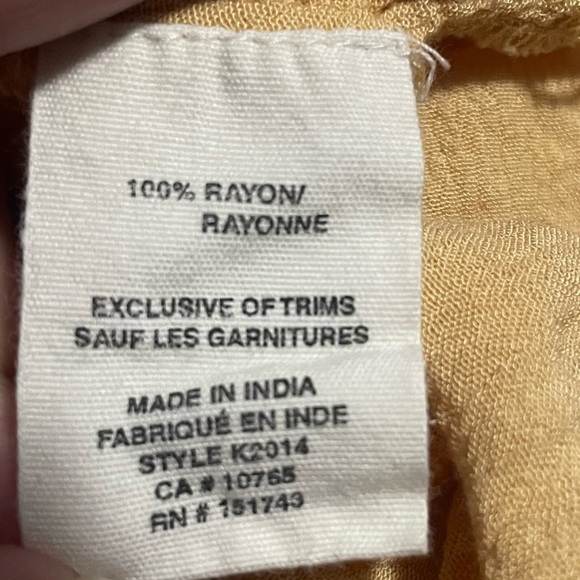 Koy Resort Miami button up mini dress size large in golden - Picture 11 of 14